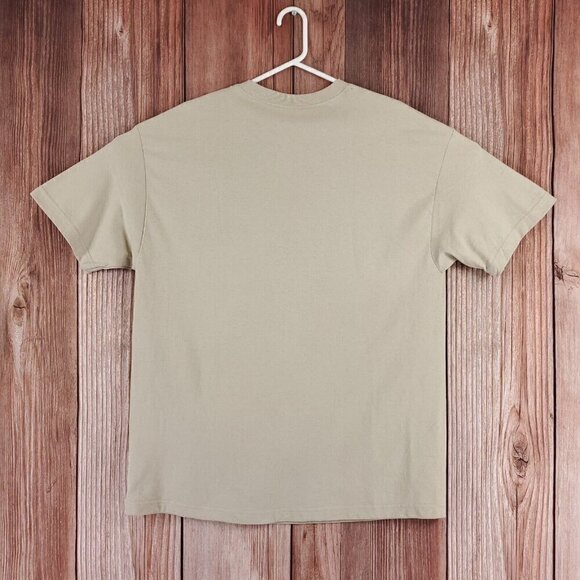 Vintage 1998 AAA Mens Sz XL Elvis Presley Love Me Tender Tan T-Shirt Tee Cotton - Picture 2 of 13